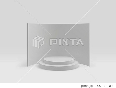 3D Geometric Studio Scene 3D Geometric Studio Scene 68331181