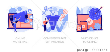 Digital marketing vector concept metaphors. 68331373