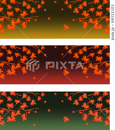 満開の紅葉　ヘッダー 68333103