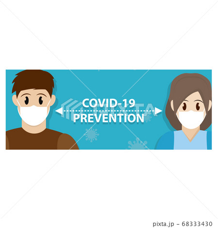Social distancing poster Social distancing poster 68333430