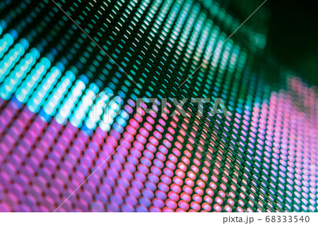CloseUp LED blurred screen. LED soft focus 68333540