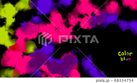 ピンク 紫 黄色の水彩画素材pc背景のイラスト素材