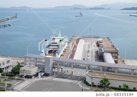 展望所から眺めた高松港の景色 展望所から眺めた高松港の景色 68335194