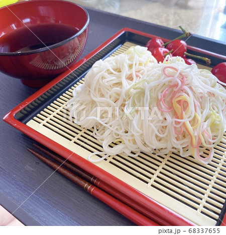 夏のサクランボとそうめん 夏のサクランボとそうめん 68337655