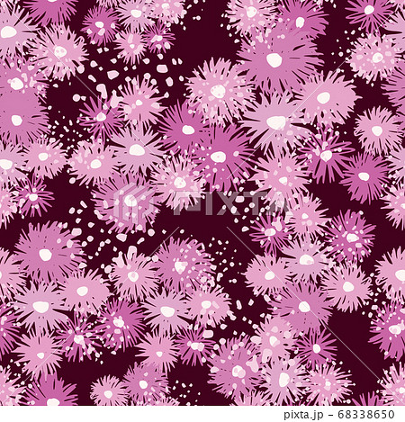 Random seamless pattern with purple and lilac 68338650