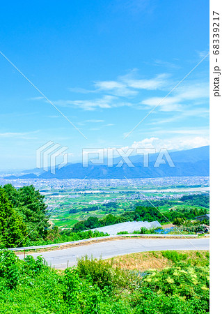 千曲川展望公園から善光寺平を望む(夏) 千曲川展望公園から善光寺平を望む(夏) 68339217