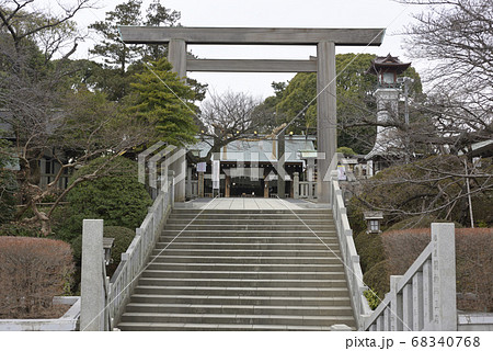 伊勢山皇大神宮　大注連柱 68340768