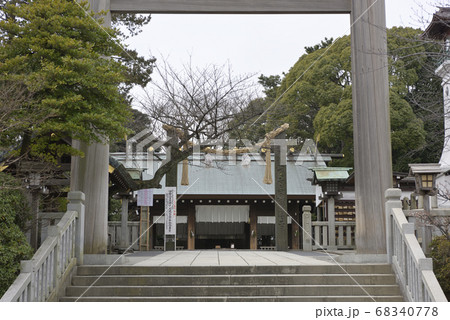 伊勢山皇大神宮　大注連柱 68340778