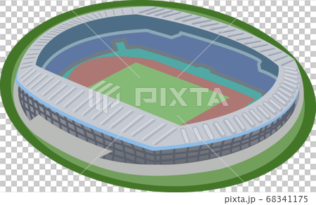 横浜国際総合競技場 日産スタジアム のイラスト素材