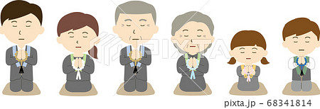 家族　仏事　式章 68341814