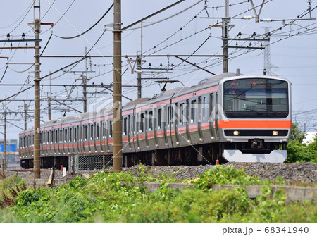 武蔵野線 東川口-南越谷 JR東日本 E231系0番代 MU15編成(京葉) 武蔵野線 東川口-南越谷 JR東日本 E231系0番代 MU15編成(京葉) 68341940