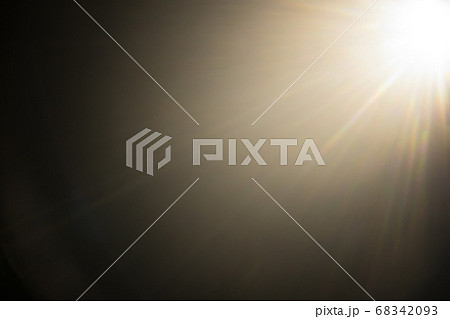 Abstract Natural Sun flare on the black Abstract Natural Sun flare on the black 68342093
