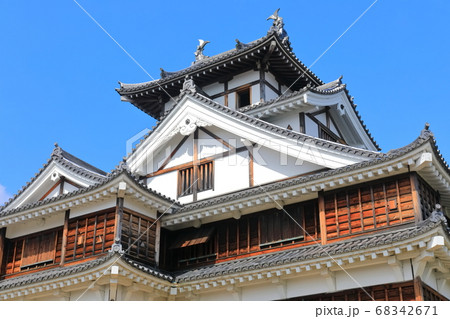 【京都府】晴天下の福知山城 【京都府】晴天下の福知山城 68342671