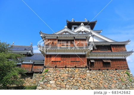 【京都府】晴天下の福知山城 68342682