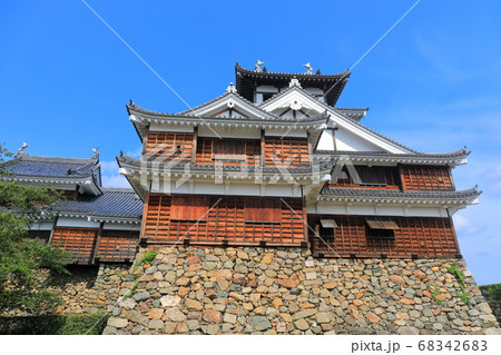 【京都府】晴天下の福知山城 68342683