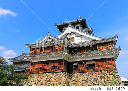 【京都府】晴天下の福知山城 68342690