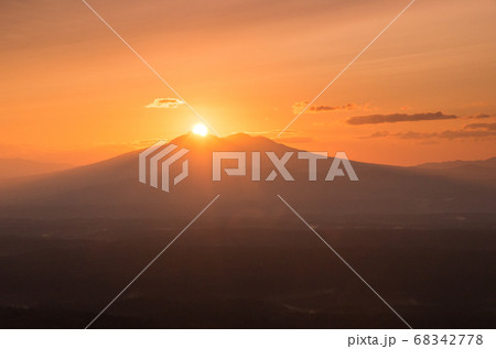 斜里岳の朝 68342778