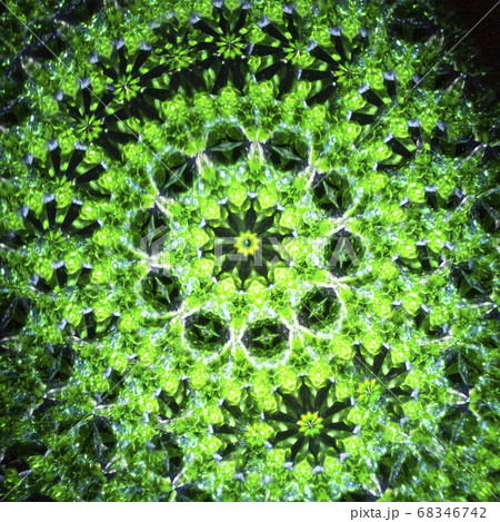 万華鏡　中身　模様　背景として 68346742