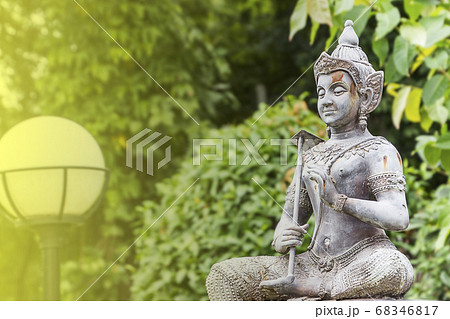 Vishnu holds a rake on his shoulder to symbolize Vishnu holds a rake on his shoulder to symbolize 68346817