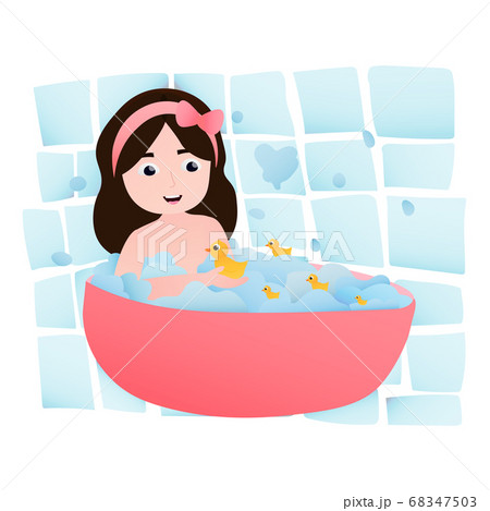 bath child girl 