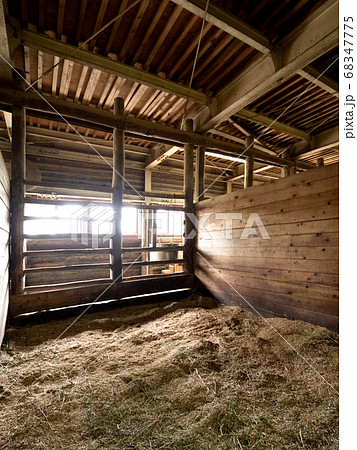 馬小屋の写真素材
