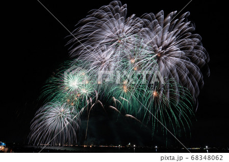 福山夏まつり あしだ川花火大会2の写真素材