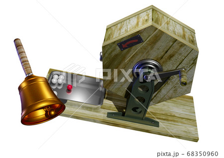 福引きイメージ (3DCG：透過素材) 68350960