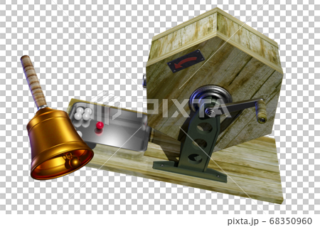 福引きイメージ (3DCG：透過素材) 68350960