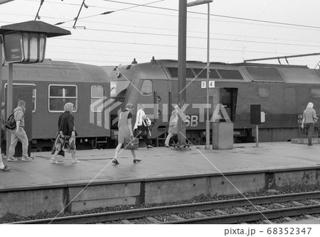 懐かしいデンマークの駅と列車 68352347