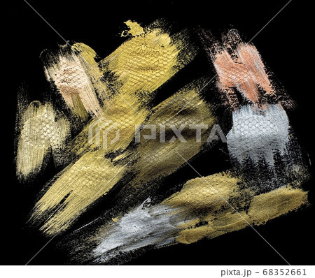 Gold acriliyc paint texture splash abstract image. Gold acriliyc paint texture splash abstract image. 68352661