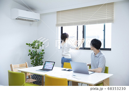 テレワーク 共働き エアコン 換気 テレワーク 共働き エアコン 換気 68353230
