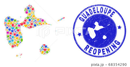 Reopening Guadeloupe Map Mosaic and Distress Stamp Reopening Guadeloupe Map Mosaic and Distress Stamp 68354290