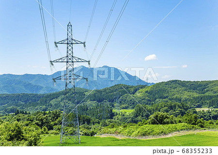 鉄塔 高圧鉄塔 送電線 鉄塔 高圧鉄塔 送電線 68355233