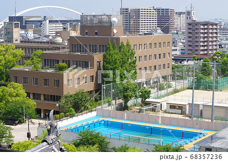 城から眺めた岸和田市役所の景色 城から眺めた岸和田市役所の景色 68357236