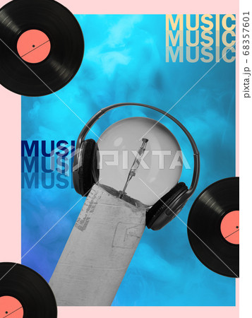 Modern design. Contemporary art collage. Modern design. Contemporary art collage. 68357601
