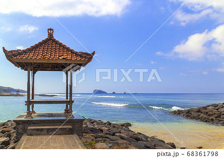 Morning atmosphere in Sanur Beach, Bali, Indonesia.Summer sunny day. Morning atmosphere in Sanur Beach, Bali, Indonesia.Summer sunny day. 68361798