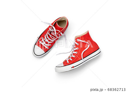 Template with summer footwear over white Template with summer footwear over white 68362713