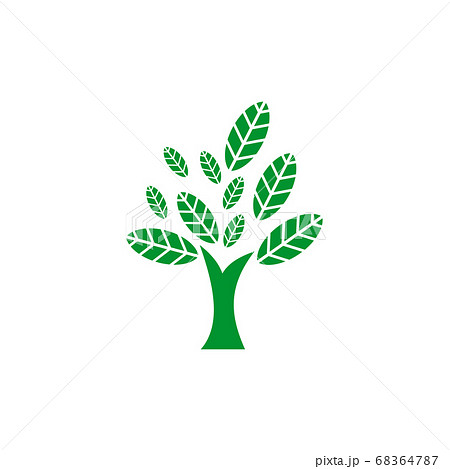 Tree icon logo design vector template 68364787