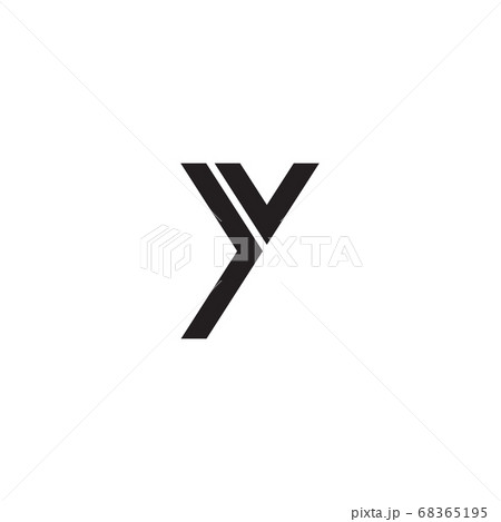Y Letter Initial Icon Logo Design Vector Templateのイラスト素材
