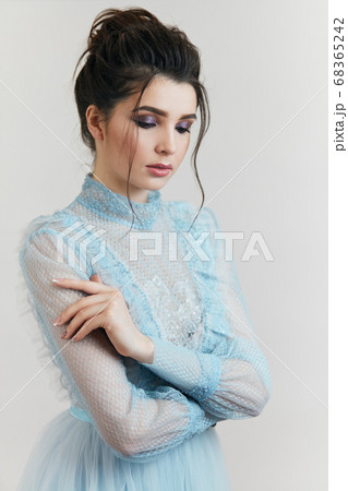 sad good looking woman looking down sad good looking woman looking down 68365242