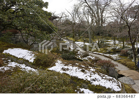 修学院離宮 下離宮の雪景 修学院離宮 下離宮の雪景 68366487
