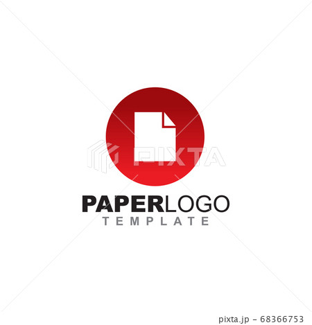 Paper icon logo design vector template Paper icon logo design vector template 68366753