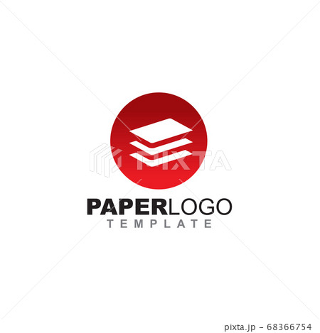 Paper icon logo design vector template Paper icon logo design vector template 68366754