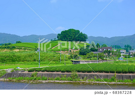 太鼓山古墳 和束の茶畑 太鼓山古墳 和束の茶畑 68367228