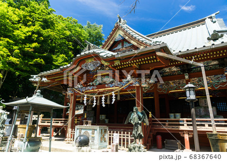 高尾山登山道　飯縄権現社の本堂全景 68367640