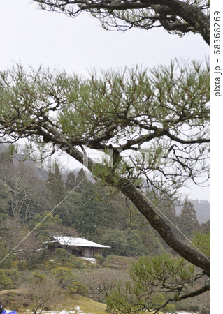 修学院離宮　上離宮　隣雲亭と浴龍池 68368269