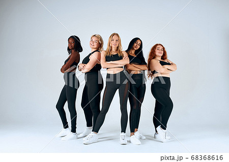 Group of different attractive women of different nationalities Group of different attractive women of different nationalities 68368616