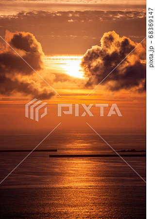 長崎の夕陽 長崎の夕陽 68369147