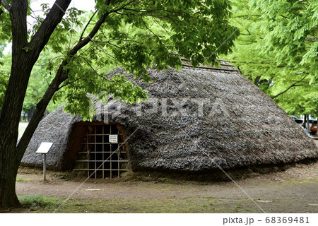 初夏の竪穴式住居 初夏の竪穴式住居 68369481