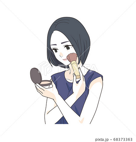 メイクをする女性 68373363